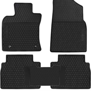 Car Floor Mats for Toyota Camry 8th 2018-2024 Rubber Black | Custom Fit, Floor Liners，All Weather Protection, Heavy Duty ,Odorless，Easy to Clean